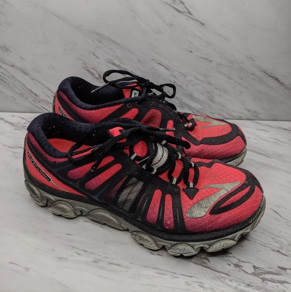 Brooks Pure Flow 2 Pink Black Women's Shoes Size 8.5 - Picture 2 of 11